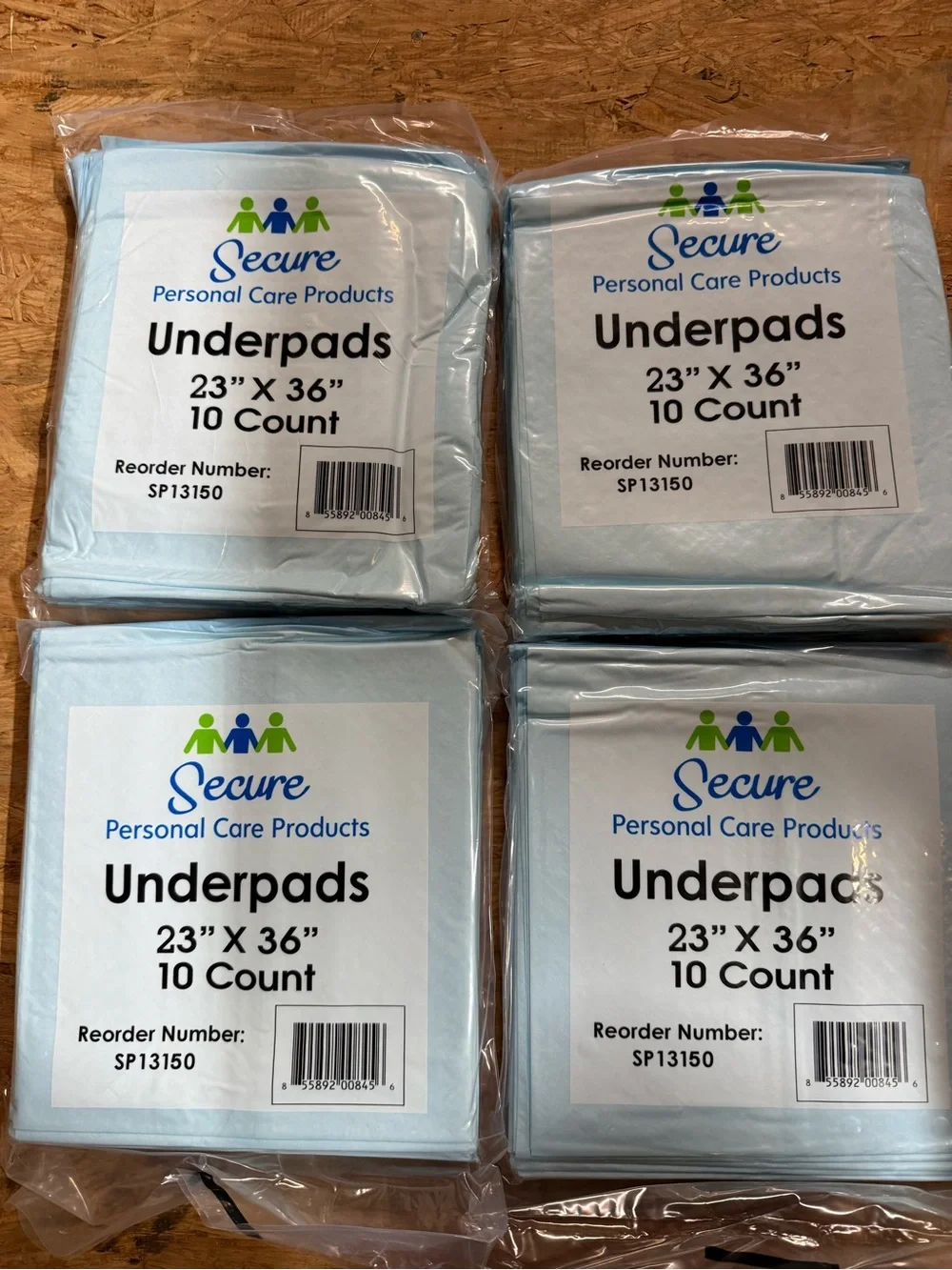X4 Puppy/Dog Pads or Bed Pads Light Blue Underpads 23